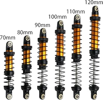 100mm rear shock with an 80mm 