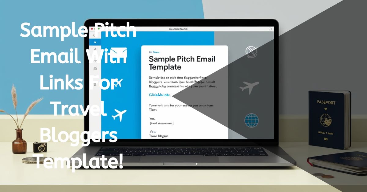 Sample Pitch Email With Links For Travel Bloggers Template!