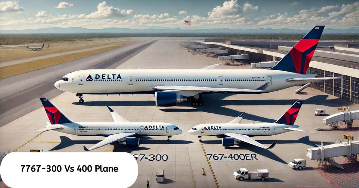 7767-300 Vs 400 Plane