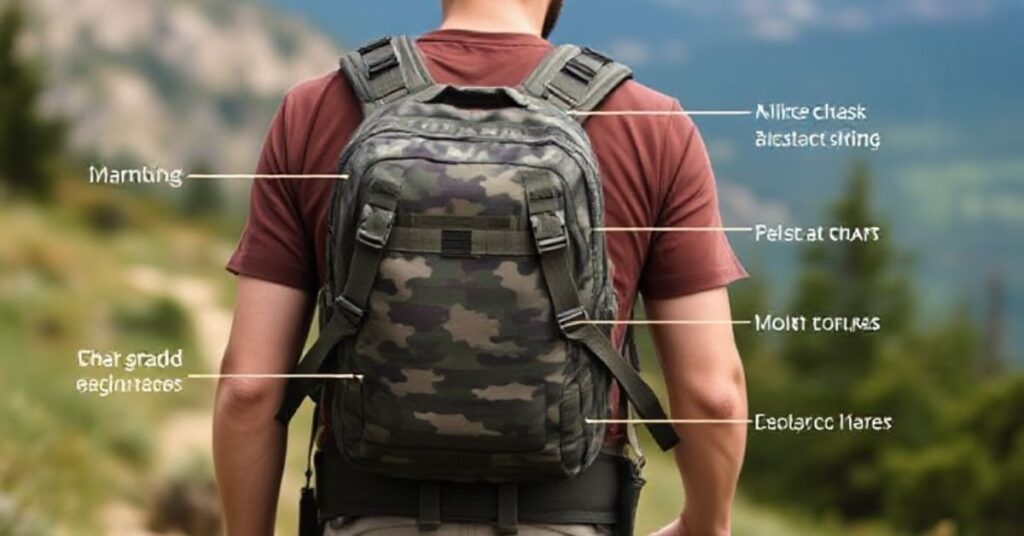 Is the ASMN tactical digital camo backpak suitable for outdoor adventures?