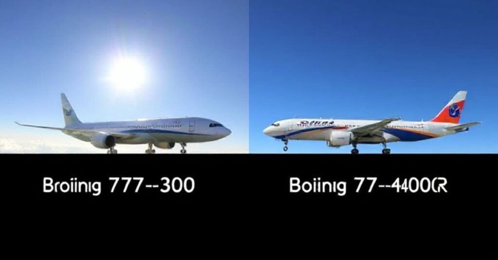 What Are the Key Differences Between the 7767-300 and 7767-400 Planes?