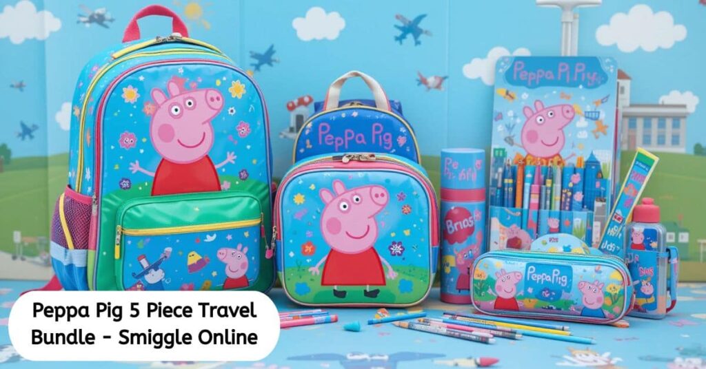 Peppa Pig 5 Piece Travel Bundle - Smiggle Online